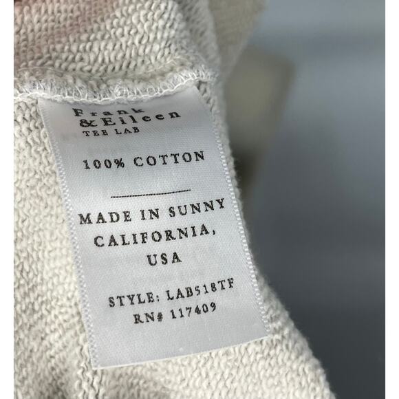 FRANK & EILEEN Sz L Large Gray Effie Funnel Neck Capelet Sweatshirt Top - Picture 12 of 12